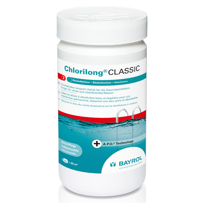 Chlorilong® CLASSIC Galets de 250g de chlore à dissolution lente