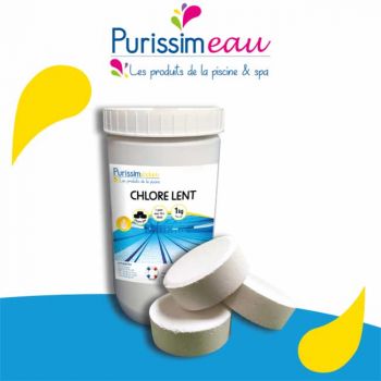 Chlore lent stabilisé en 125g Chlore lent stabilisé en 125g
