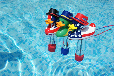 Mini thermomètre duckies flags