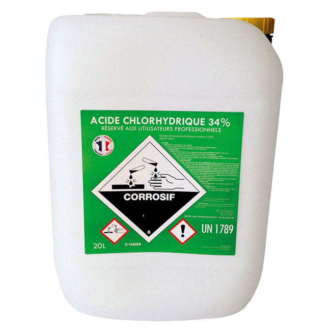 Acide chlorhydrique 20 l