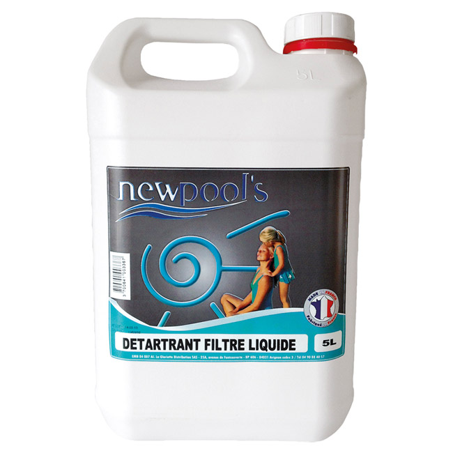 Détartrant filtre liquide pour filtre à sable