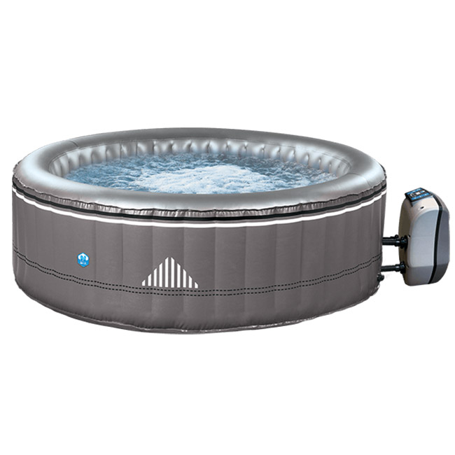 SPA GONFLABLE MALIBU ROND TAUPE - 4 et 6 PLACES