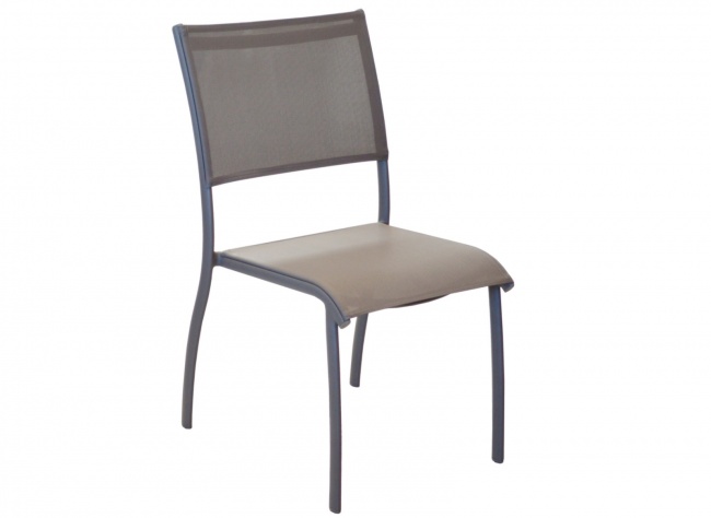 Chaise ELEGANCE monobloc CAFE
