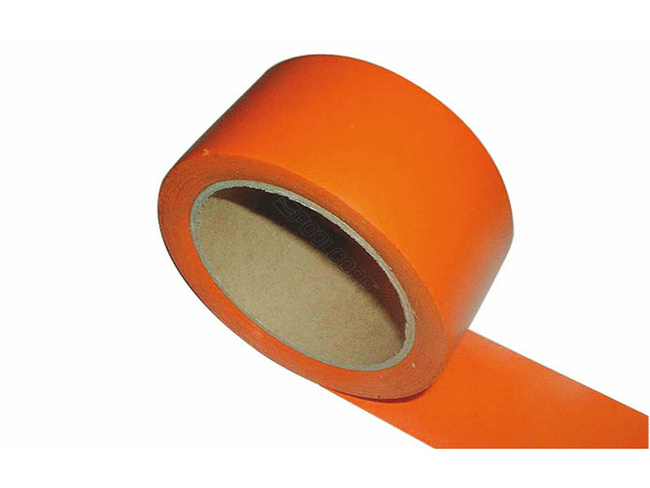 SCOTCH EN ROULEAU ORANGE 5 CM LARGEUR